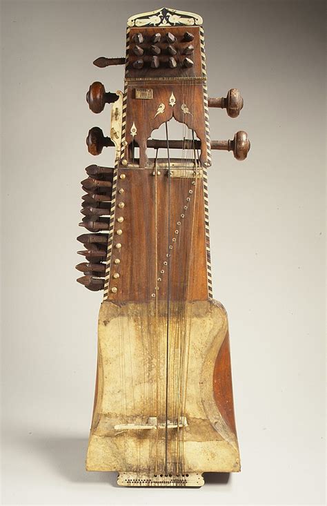 Sarangi Wood Ivory Parchment Metal Indian Musical Instruments