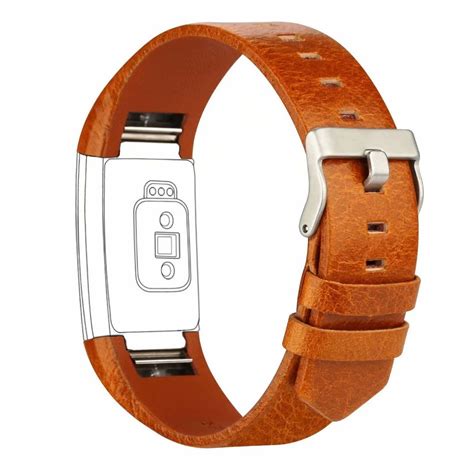 Igk Fitbit Charge 2 Bands Leather Adjustable Replacement Sport Strap