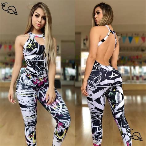 Fitness Jumpsuit For Women 😍💞 Claudia Quintero Activewear Cute Workout