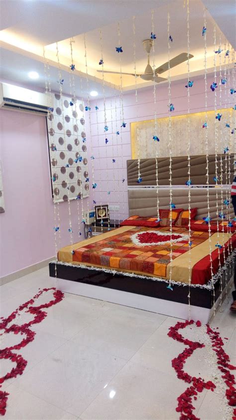 Bridal Bed Room Decoration For 1st Night Gurgaon Delhi Noida 9711655952