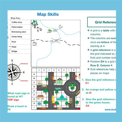 Grade 4 Geography Summary And Test Map Skills • Teacha