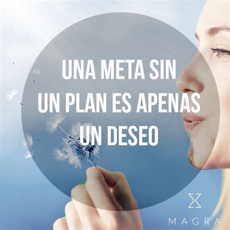 Una meta sin un plan es apenas un deseo Motivacion Fitness motivación Metas