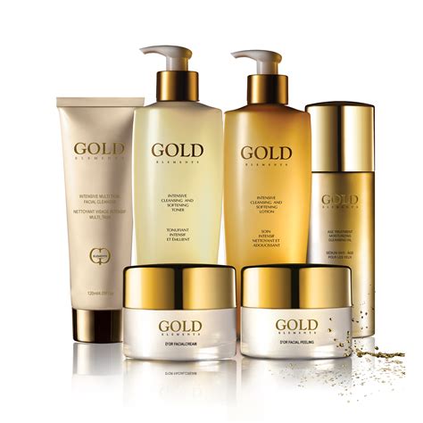 Intensive Cleanse Complete Set Gold Elements Cleanser And Toner Lotion For Dry Skin Deep