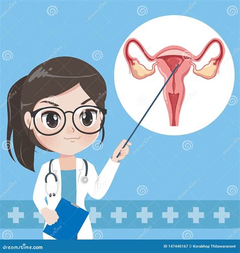 Woman With Cervical Cancer Vector Illustration Cartoondealer Com