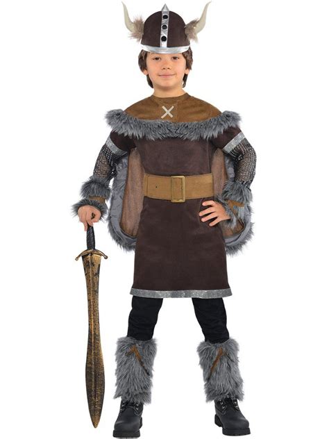 Viking Warrior Child Costume Viking Costume Kids Viking Costume