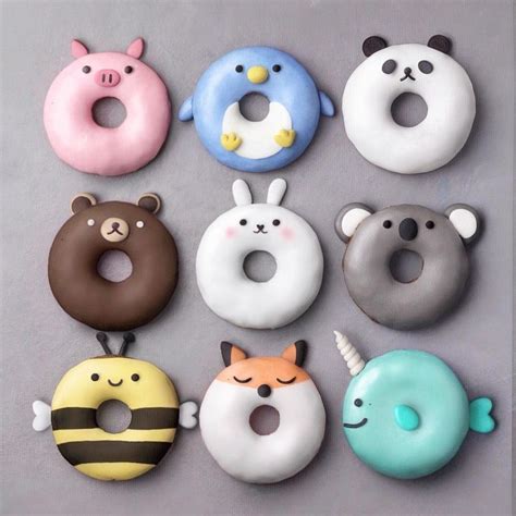 Animal Donuts By Naturallyjo Donuts Beignets Doughnuts Cute Donuts
