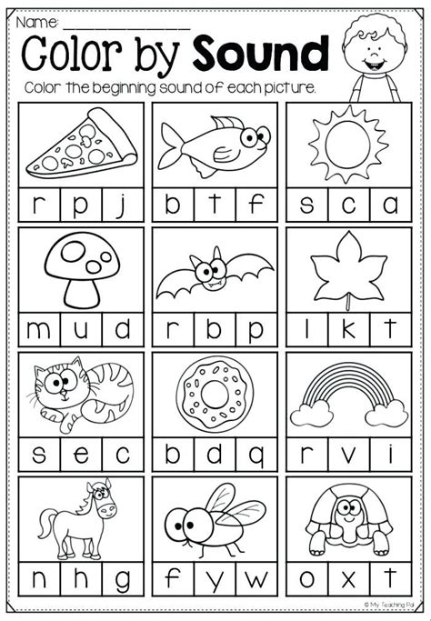 These worksheets provide children with different skill building activities on a daily basis. Beginning Sounds Worksheets Pdf
