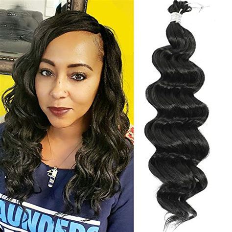 Synthetic Loose Wave Crochet Braids Ombre Spiral Curls Pre Stretch Pure Hair Gaze Atelier