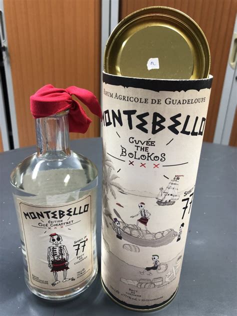 Lot R Rhum Blanc Montebello Cuvee The Bolokos 77 Distille De 2019 N