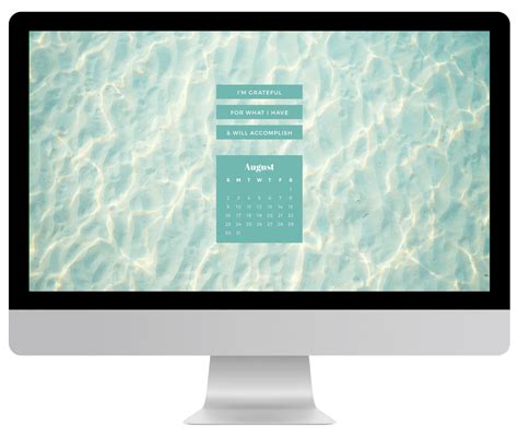 Free August 2020 Calendar Desktop And Mobile Wallpaper Traveling