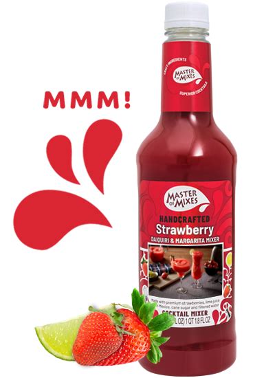 Strawberry Daiquiri/Margarita Mixer - Master of Mixes | Strawberry daiquiri, Strawberry ...
