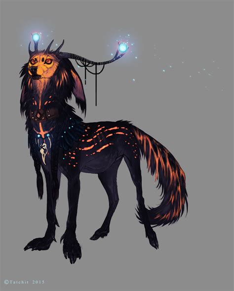 Ruvian By Tatchit Magical Dog Deer Fox Hybrid Fey Monster Beast