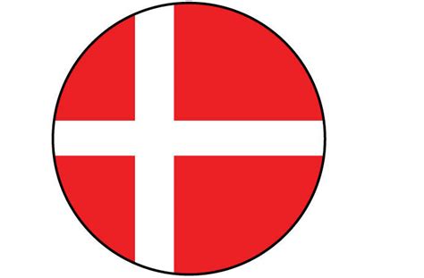 The flags of vendsyssel (vendelbrog) and the jutlandic flag (den jyske fane) are obscure. DENMARK / DANISH FLAG FILLED IN A CIRCLE SHAPE VINYL STICKER - 10 cm x 10 cm | eBay
