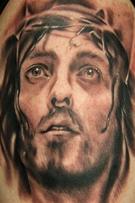 Jesus Christ Portrait By Kyle Cotterman Tattoonow