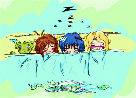 Sleeping Chibis By Younglilith On Deviantart