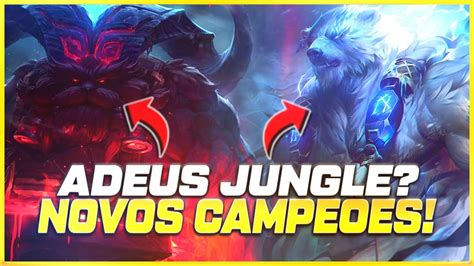 FIM DOS JUNGLES NO WILD RIFT NOVOS CAMPEÕES YouTube