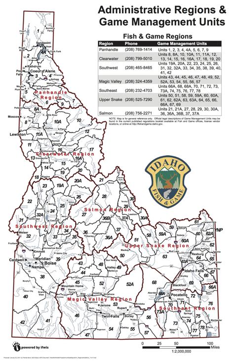 Map Idaho Hunting Units Share Map
