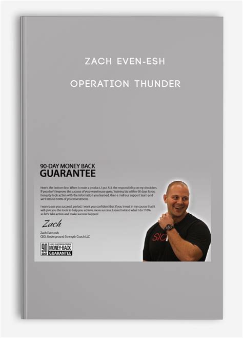 Zach Even Esh Operation Thunder