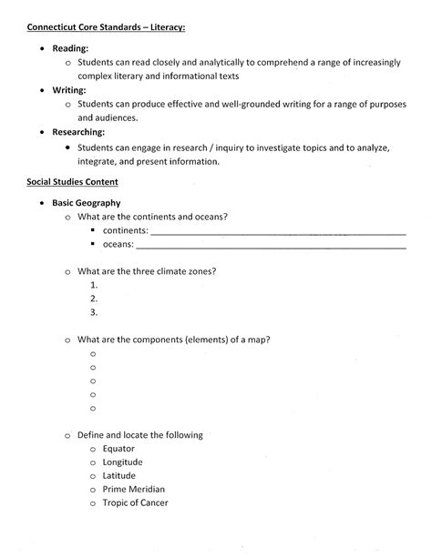 Mr Stantons Social Studies 6th Grade Social Studies Midterm Review