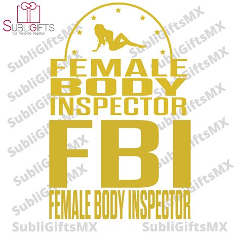Fbi Female Body Inspector Etsy