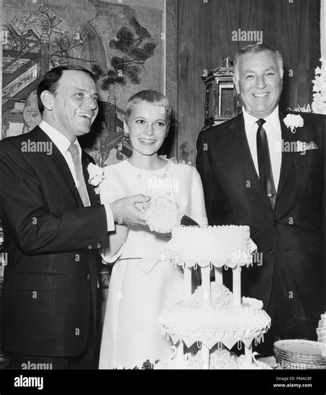 Frank Sinatra And Mia Farrow On Their Wedding Day In Las Vegas Nv 1966 © Jrc The Hollywood