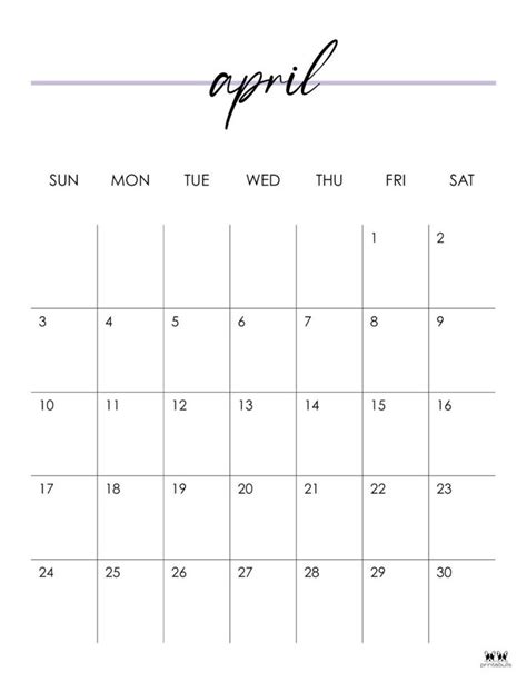 Printable April 2022 Calendar Style 11 In 2022 Planner Calendar