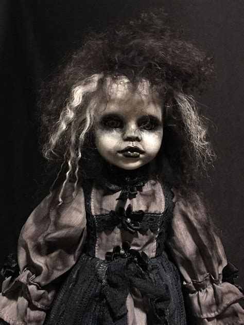 Gothic Girl 4 Ghost Haunted Ooak Assemblage Art Porcelain Doll Zombie G2taylor Ebay Haunted