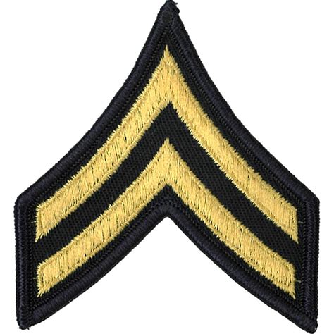 Army Cpl Female Sew On Rank Small Asu Rank Military Shop The Exchange