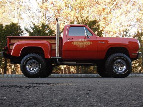 1978 Dodge Lil Red Express Arizona Custom 4x4 Beautiful Truck For