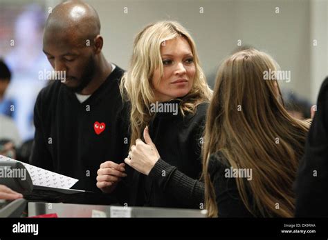 Kate Moss During Her Book Signing At Colettes Store In Paris Featuring