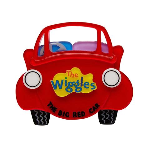 Erstwilder Wiggles The Big Red Car Brooch Alfys New And Vintage Toy Shop