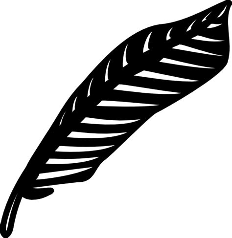 Turkey Feather Clipart Black And White Free 4 Png Clipartix