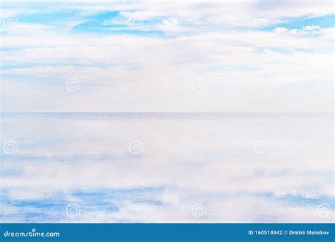 Beautiful Calm Landscape Ecologically Clean Place Beautiful Mirror