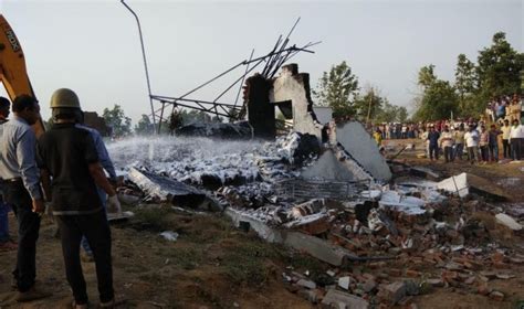 At Least 25 Die In Madhya Preadesh India Fireworks Factory Explosion