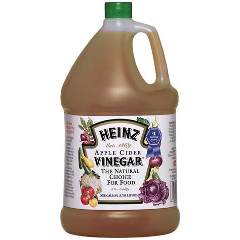 Heinz apple cider flavored distilled vinegar is slightly sweet, with an apple flavor. Heinz® Heinz Apple Cider Vinegar, 1 Gal Jug | Heinz®
