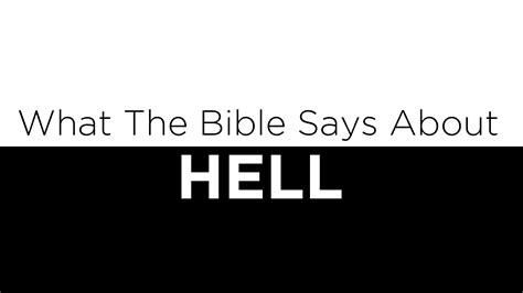 April 7 2019 What The Bible Says About Hell Rivervalley Church