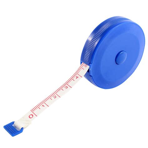 150cm 60 Inch Plastic Round Shape Press Button Retractable Tape Measure