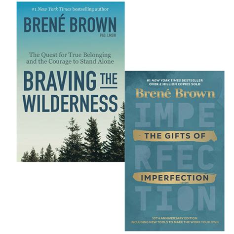 Brené Brown 2 Books Collection Setbraving The Wildernests Of