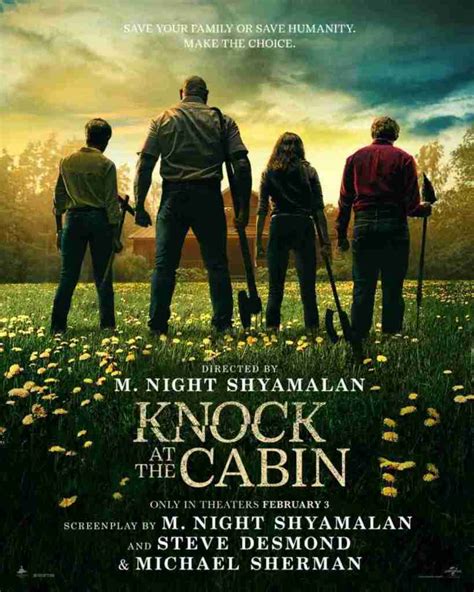 Knock At The Cabin First Poster Released The Arts Shelf