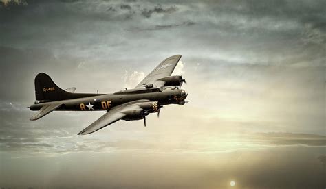 Boeing B 17 Flying Fortress World War 2 Bomber Aircraft Photograph By