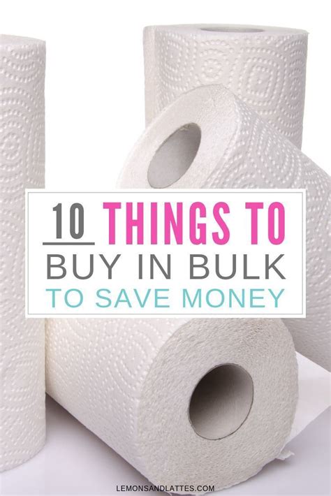 10 Smart Things To Buy In Bulk To Save Money