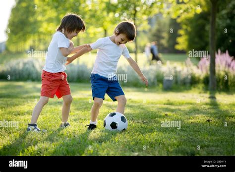 Kids Playing Soccer Images