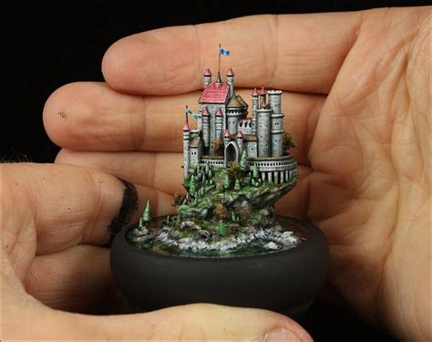 Tutorial Medieval Castle Creating A Mini Diorama Etsy