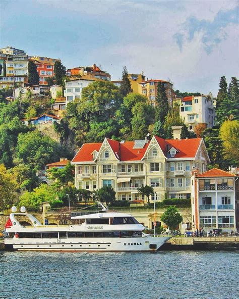 Enjoying The Cruise On Bosphorus River With Magnificent View