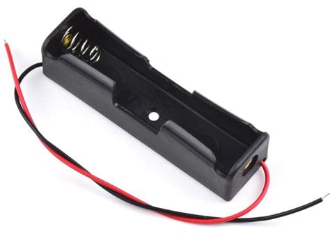 Lithium Battery Holder For 18650 Cell With Open Wire Ends
