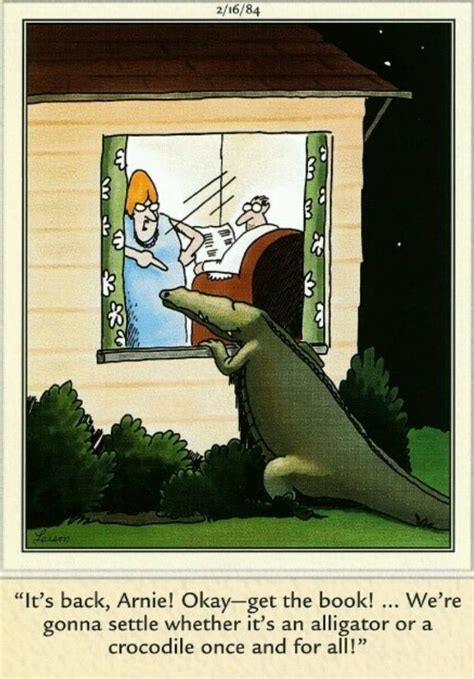 The Far Side Alligator The Far Side Far Side Cartoons The Far