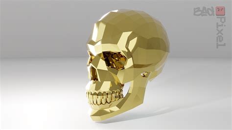3d Model Precious Skulls Low Poly Vr Ar Low Poly Cgtrader