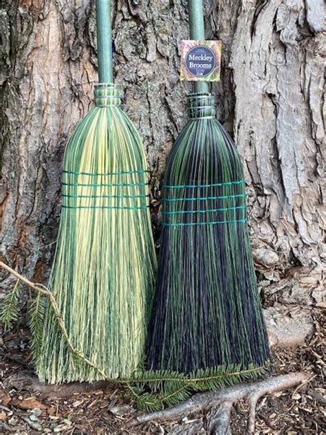 Meckleys Brilliant Brooms Pick Your Color Handmade Corn Broom Etsy
