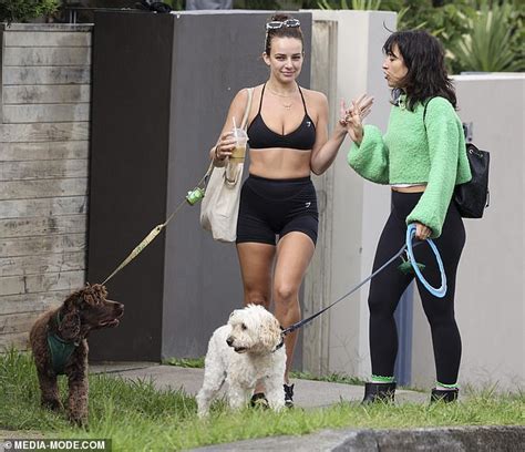 Abbie Chatfield Flaunts Her Cleavage In A Crop Top As She Heads Out For