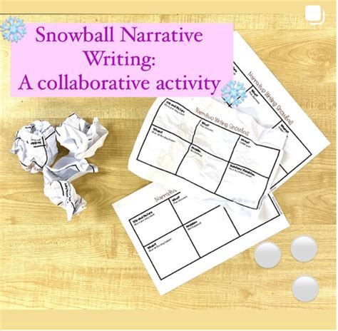 Mash 3rd 4th Class Snowball Narrative Writing Template